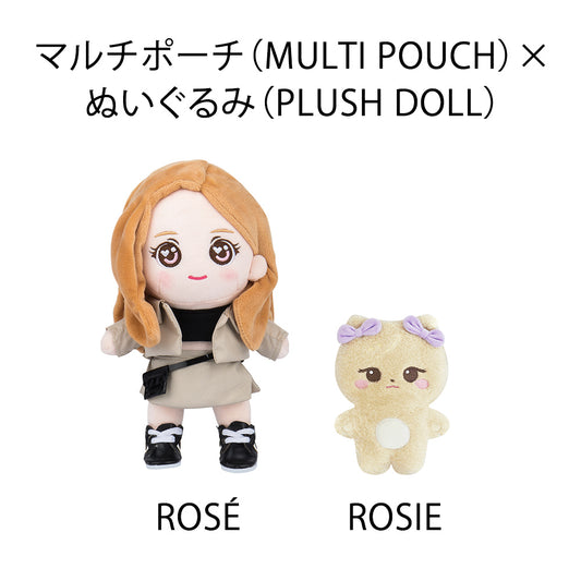 CHARACTER MULTI POUC × PLUSH DOLL（ROSE）